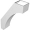 Ekena Millwork 5 1/2-in. W x 18-in. D x 26-in. H Imperial Architectural Grade PVC Knee Brace BRCP055X18X26IMP - alternate 5